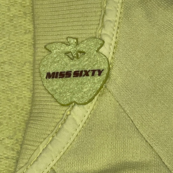 Vintage Miss Sixty Bright Yellow/Green Jacket Size Small - Picture 9 of 10